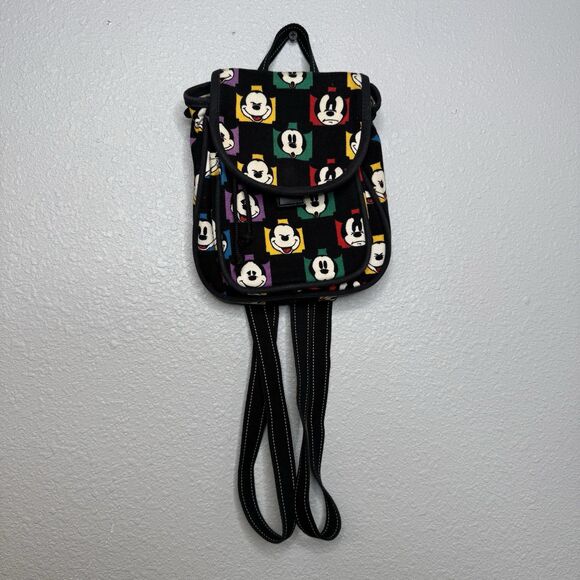 *Rare* Mickey Mouse Walt Disney Gallery Mini Backpack Purse Vintage EUC - Picture 2 of 5
